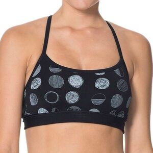 Icebreaker Cool-Lite Tiki Bra Kiwi Dots Sz M